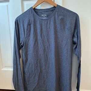 Rhone Men's Heather Gray Long Sleeve Tee